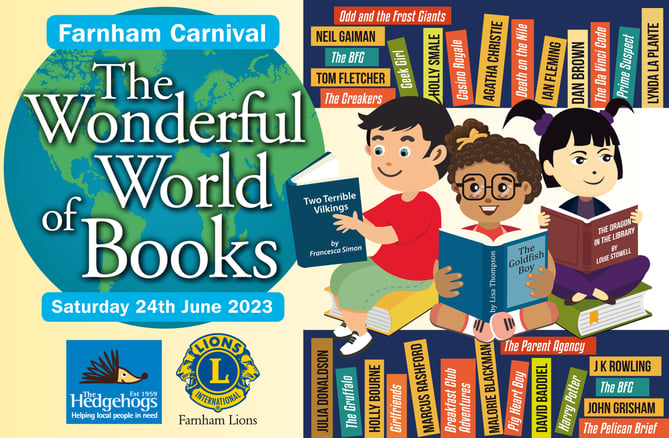 This year's Farnham Carnival will celebrate the 'wonderful world of books'