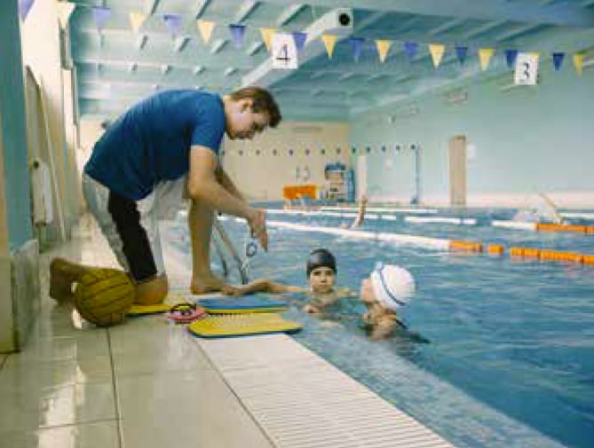 Swimming lessons.