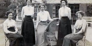 Can you identify the ladies and location in this Alton area picture?