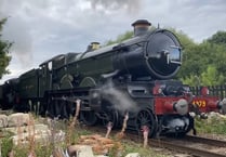 Great Western Railway locomotive heading for the Watercress Line 