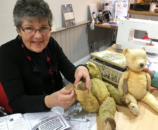 Poorly teddy one of many fixes at Fernhurst Hub's first Repair Café