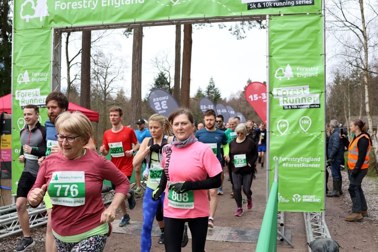 A Forest Runner event was held at Alice Holt Forest