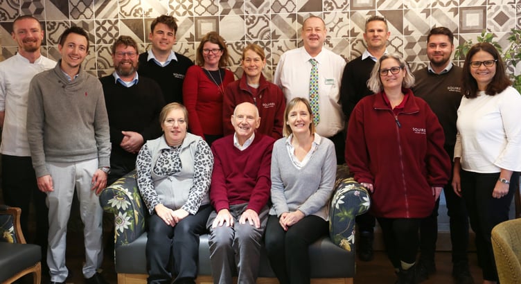 Squire’s staff were recognised at an awards lunch in Milford