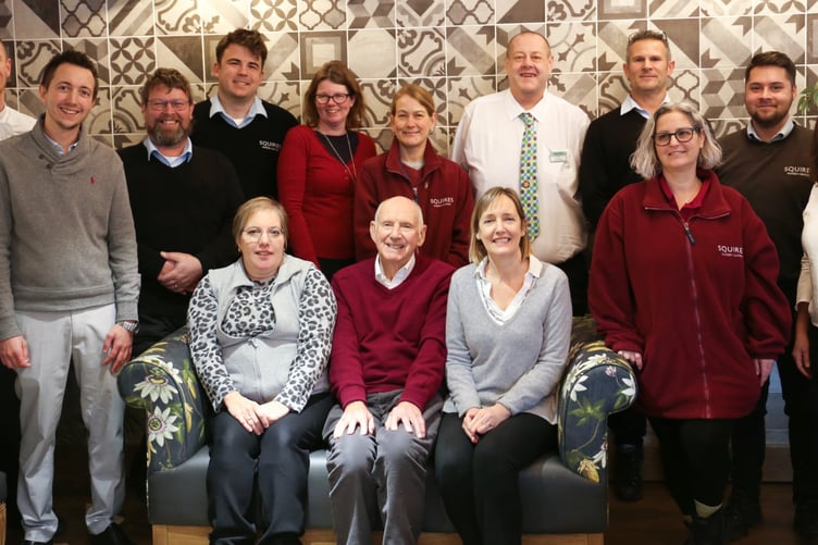 Squire’s staff were recognised at an awards lunch in Milford