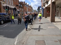 Walk of Witness: Christians carry the cross through Farnham