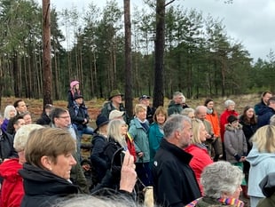 Jeremy Hunt opens new Thursley boardwalk three years after wildfire