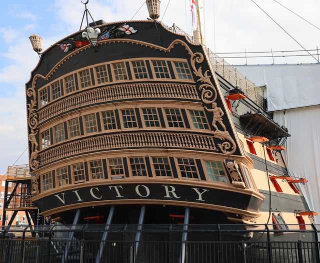 Police pledge to Hampshire's veterans community signed on HMS Victory
