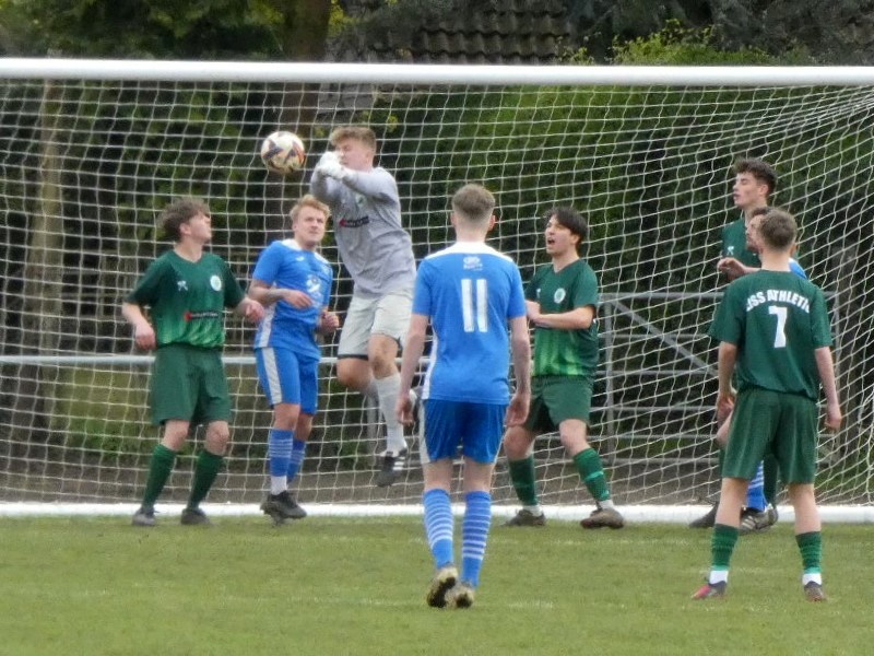 Action from Liss Athletic's 2-0 defeat against Liphook United