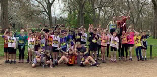 Mini marathon no problem for runners from Amery Hill School in Alton