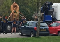 Monkey business at Alice Holt as forest goes bananas for Kong statue