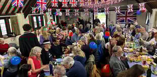 Rain did not stop the coronation party fun in Chawton