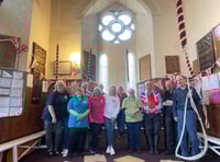 Coronation on big screen at St Matthew's Blackmoor and Whitehill