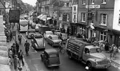 From the Archive: Photo shows Farnham was gridlocked in the 1950s too!