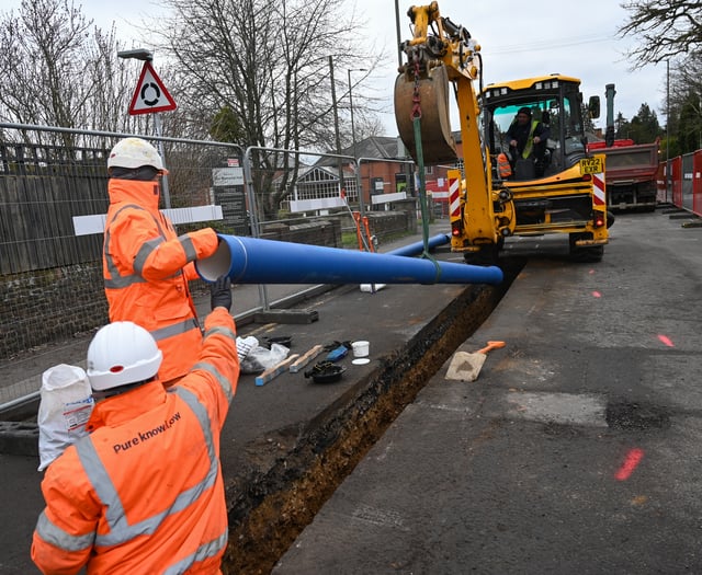 Farnham's £1.3 million water pipeline is now operational