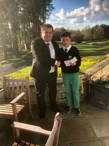Petersfield Golf Club’s Ollie McDonald wins Liphook Junior Open