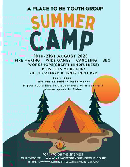 A Place To Be youth group is putting on a low-cost summer camp this August