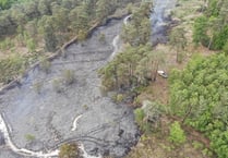 Frensham fire: Firefighters tell walkers to stay away from burnt heath