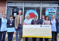 NFU Mutual in Alton donates more than £6,000 to Petersfield-based Rosemary Foundation