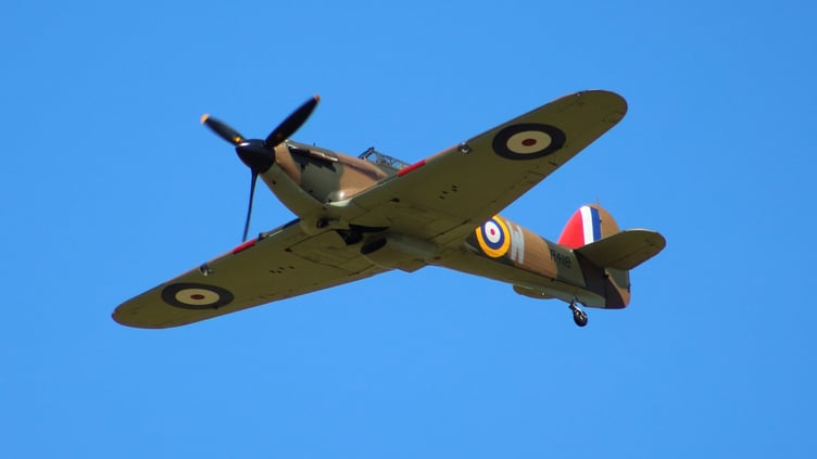 A Spitfire from the Battle of Britain Memorial Flight