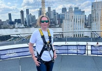 Grandmother from Holybourne walks across O2 roof for charity