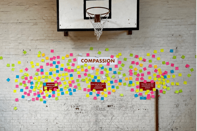 compassion wall