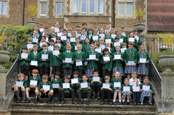 Edgeborough School’s pupils achieved a 68 per cent success rate in this year’s UK Mathematics Trust (UKMT) junior mathematical challenge