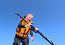 Six-year-old charity ace Dexter smashes 15-mile paddleboard challenge