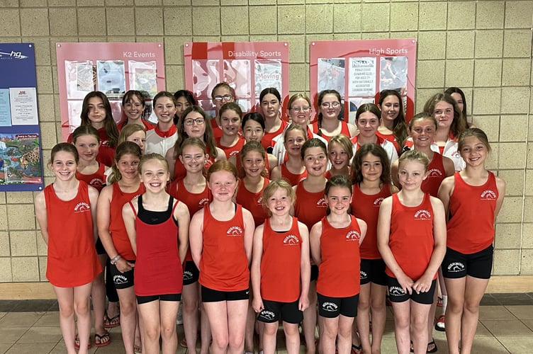 Rushmoor Artistic Swimming Club won 15 medals at the Kent County Artistic Swimming Competition at the K2 Centre in Crawley