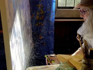 See artist Kate Kennington Steer at New Ashgate Gallery in Farnham