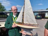 Model yacht built by German POWs among recent repair cafe successes