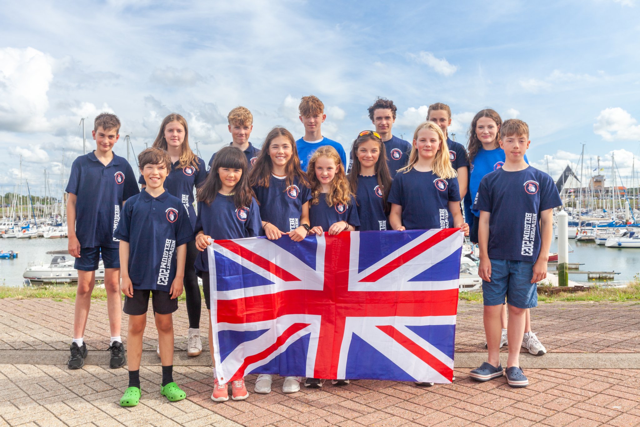 Frensham Pond Sailing Club’s cadets team photo