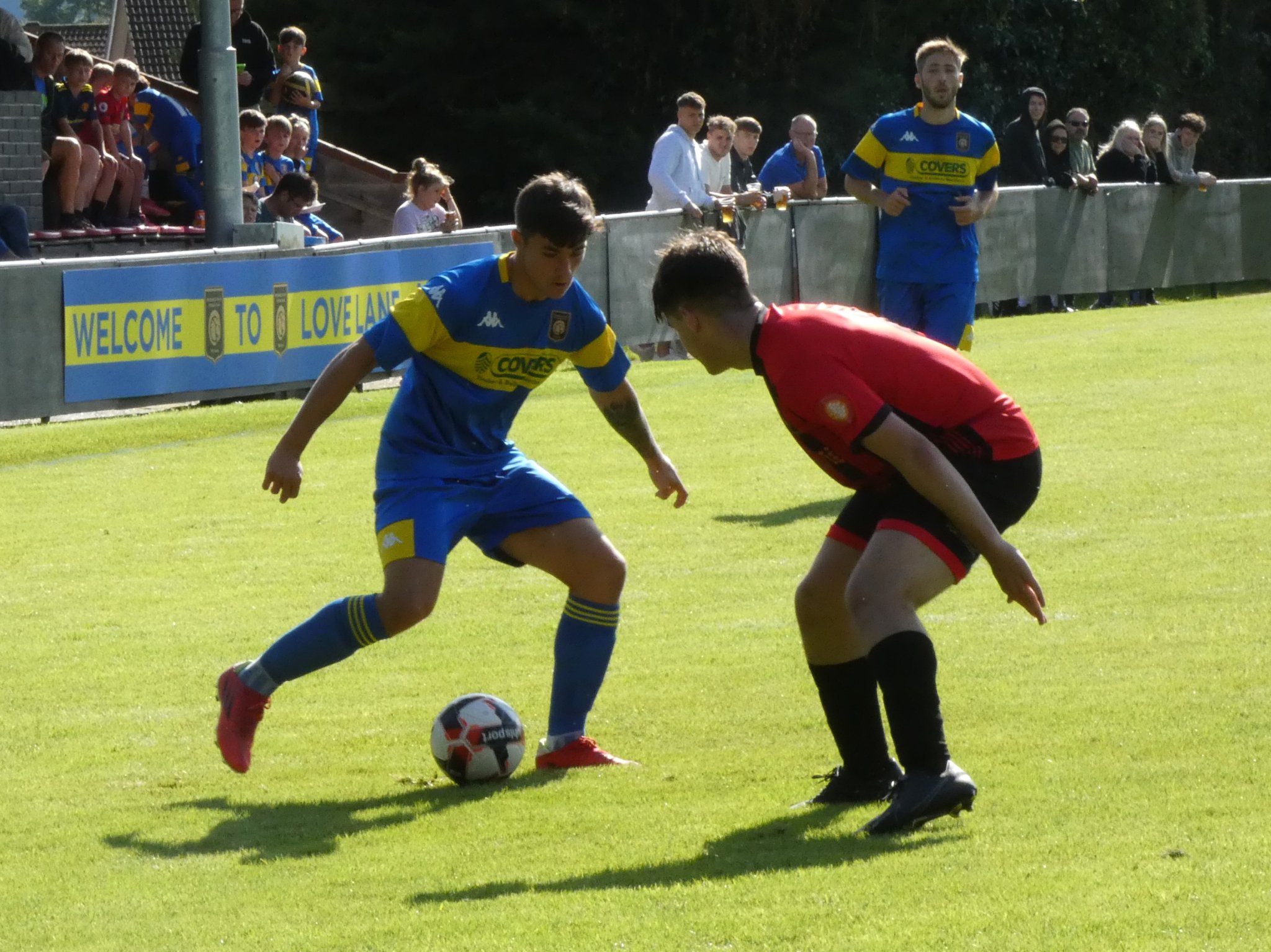 Action from Petersfield Town’s 1-0 defeat against Fleetlands