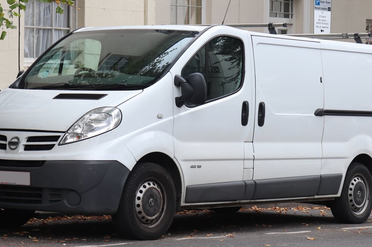 Zajdek was driving a Nissan Primastar like the one pictured