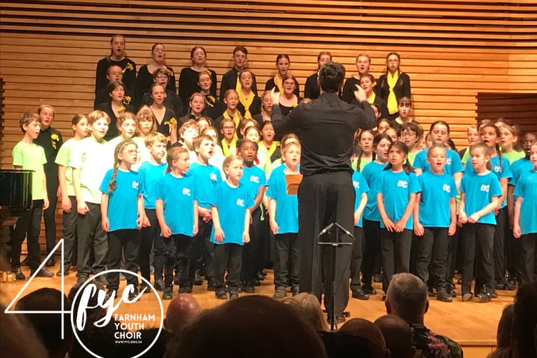 Farnham Youth Choirs, September 2023.
