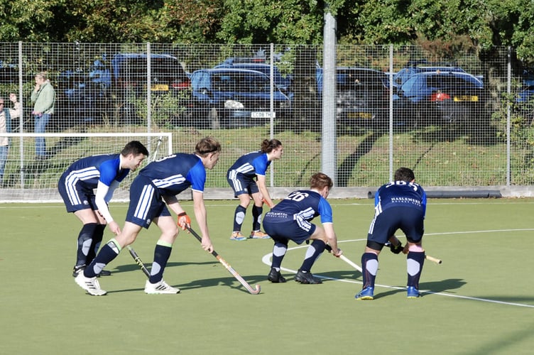Action from Haslemere’s 2-0 defeat against South Berkshire