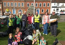 Alton autumn litter pick improved after takeaway mess