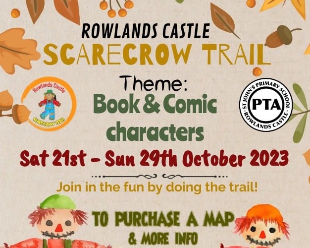 Stone the crows! Book and comic characters take over Rowlands Castle