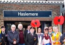 Poppy appeal launch: Get  a poppy from the Haslemere British Legion