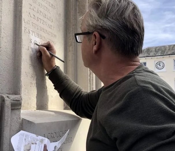 Typo fixed on war memorial ahead of Petersfield Remembrance service