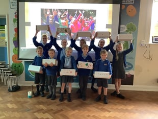 Ropley CE Primary School pupils make Christmas happier for 44 children
