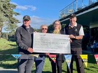 Blackmoor Golf Club hands over £16,000 cheque to sight loss charity