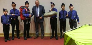 New camping equipment for 2nd Alton Boys' Brigade