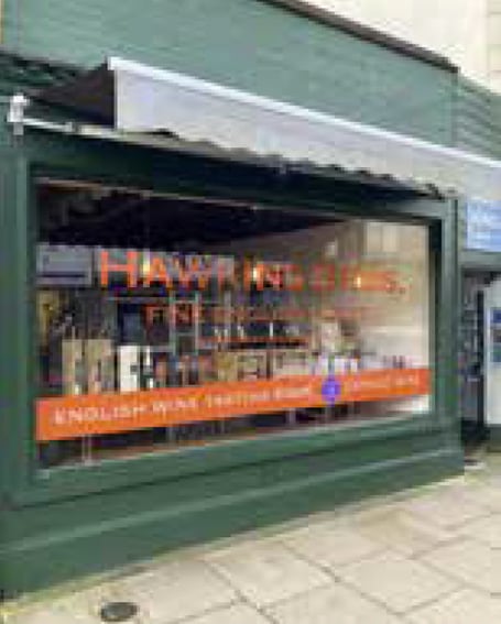 Hawkins Bros wine shop, Lavant Street, Petersfield.