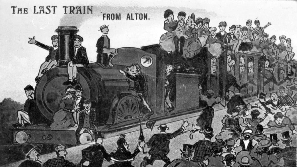 The last train from Alton – as seen in the 1900s... | liphookherald.com