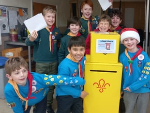Last chance to get your Christmas cards posted by the Liphook scouts