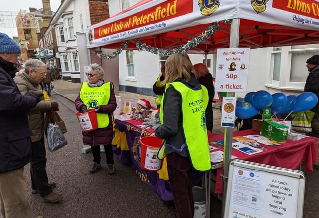 Petersfield Lions stall
