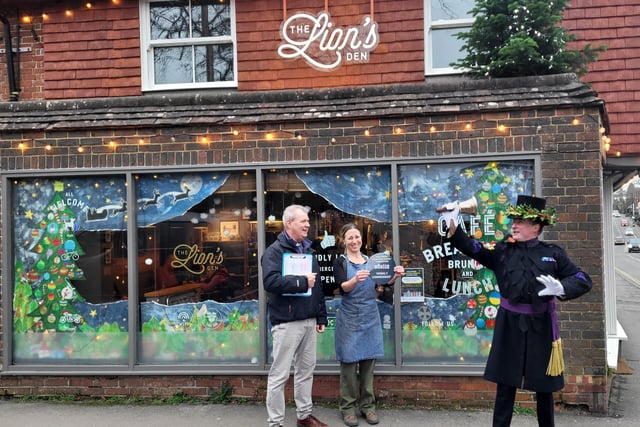 Winner announced for Haslemere's Christmas Window Competition