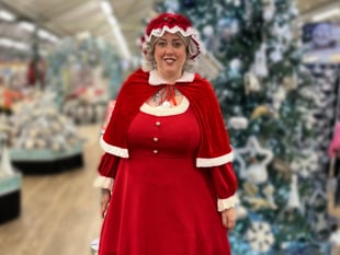 Mrs Claus feeling grand as Bordon mum gets dressing down for charity