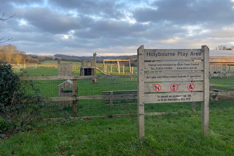 Holybourne Play Area.