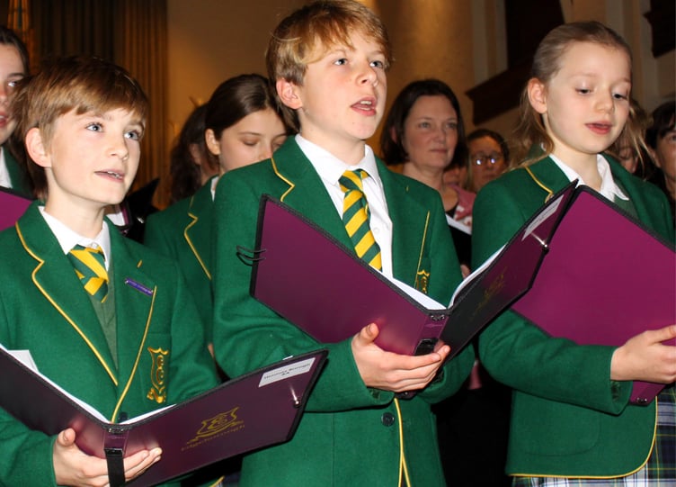 Edgeborough School's chamber choir delighted audiences